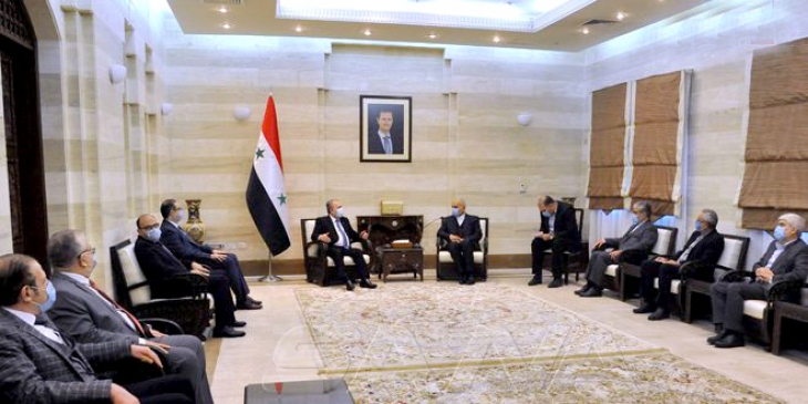 ملاقات رئیس اتاق مشترک ایران و سوریه با نخست وزیر سوریه