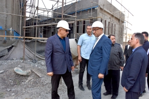 بازدید استاندار کرمانشاه از ساختمان جدید اتاق بازرگانی کرمانشاه